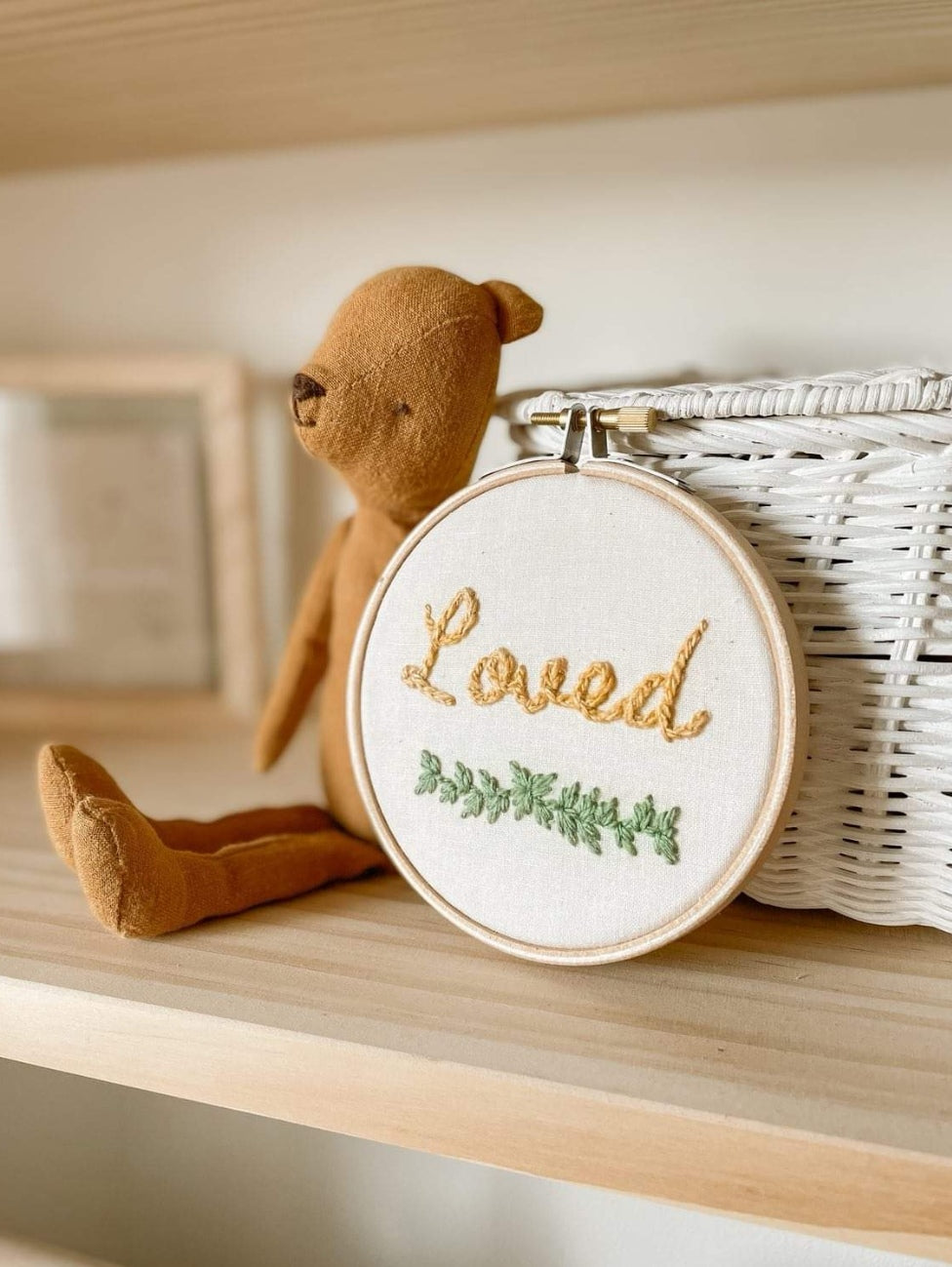 Bontanical Named Embroidery Hoops