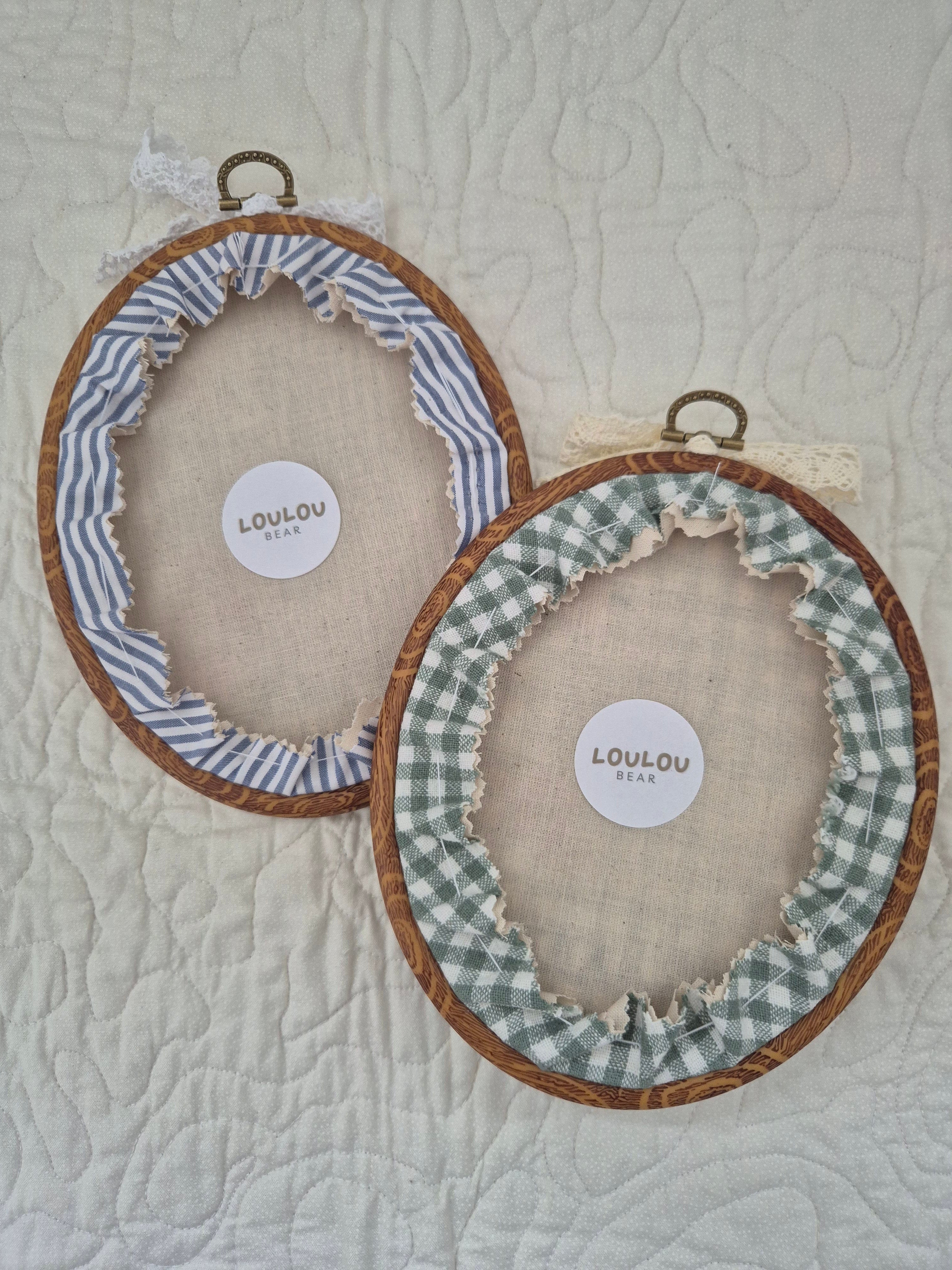 Felted Goose Embroidery Hoop.