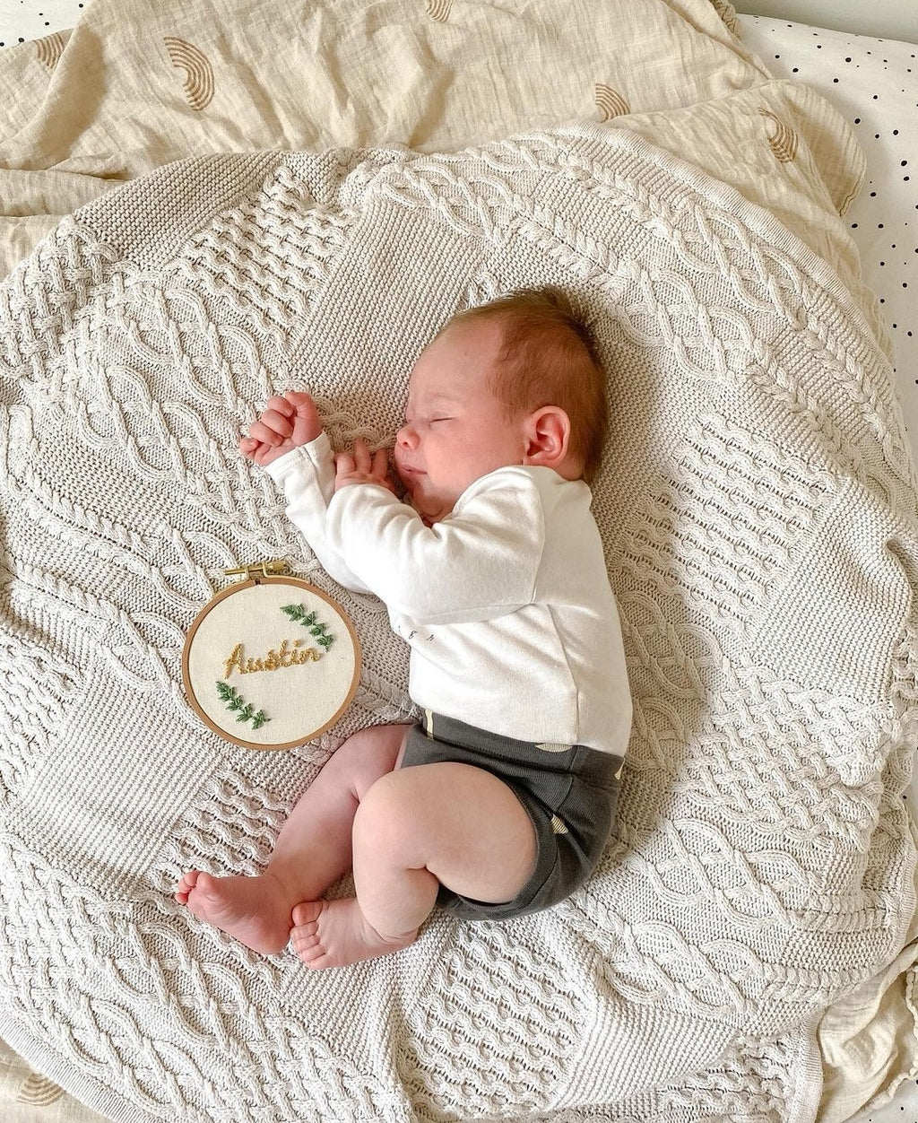 Bontanical Named Embroidery Hoops