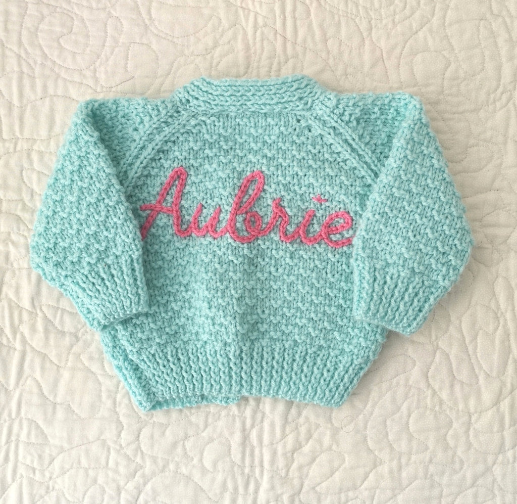 Send in Service (send me your knit to be embroidered)
