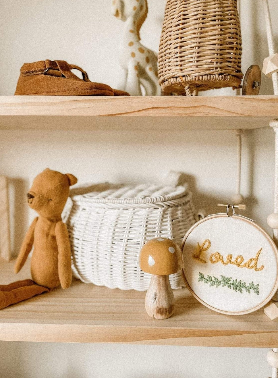 Bontanical Named Embroidery Hoops