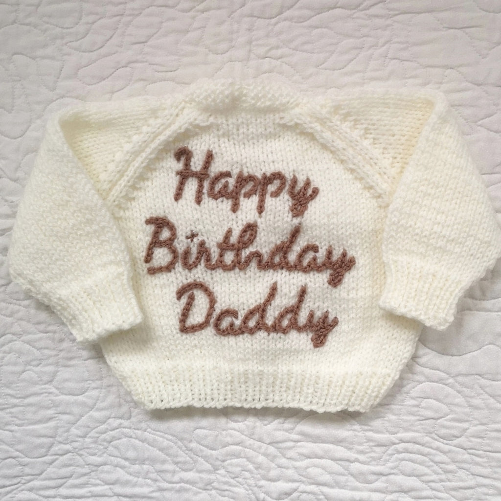Send in Service (send me your knit to be embroidered)