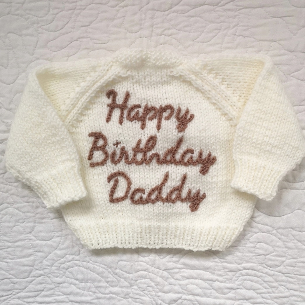 Send in Service (send me your knit to be embroidered)