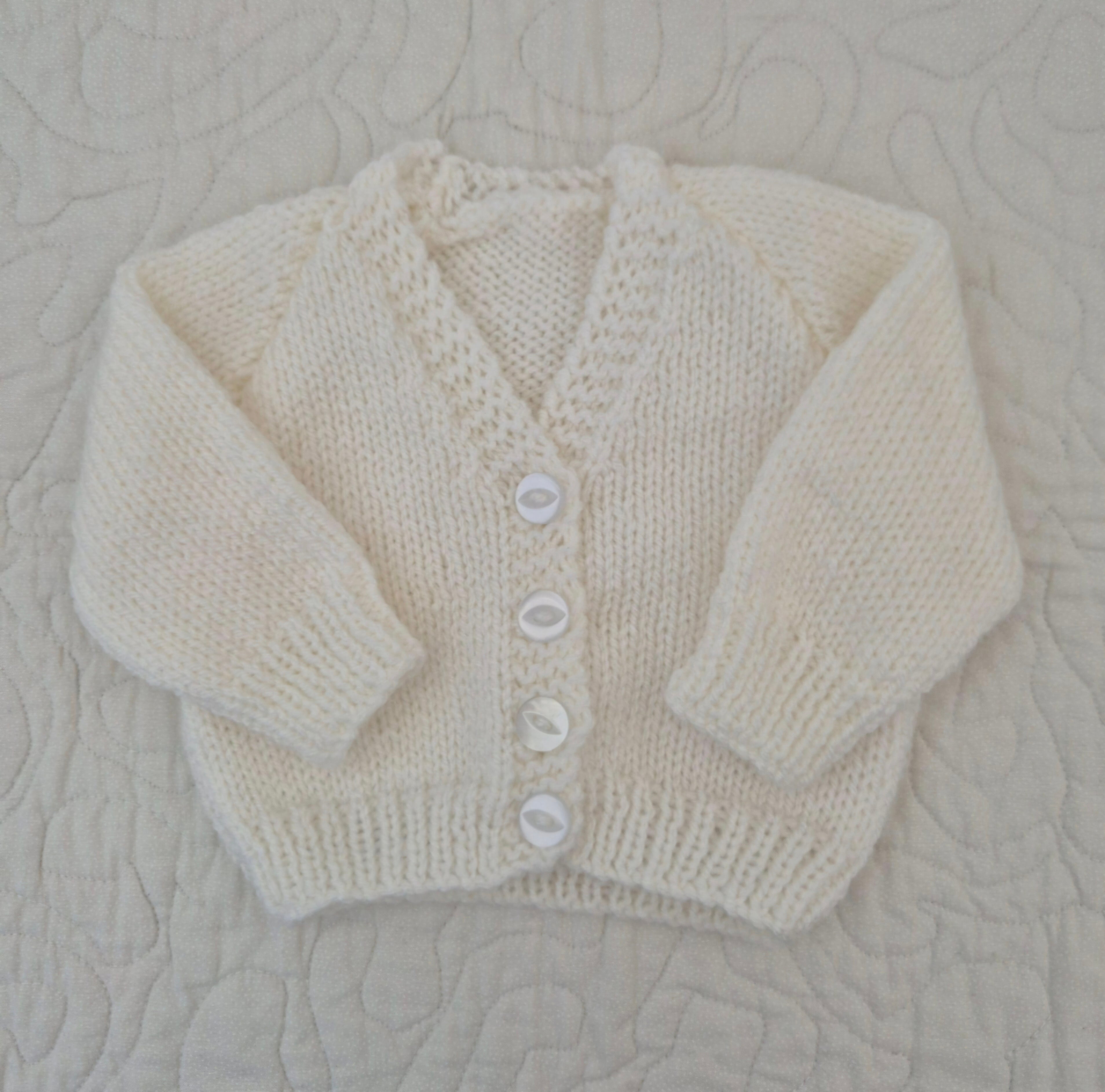 Newborn (0-1 month) Personalised Cardigans