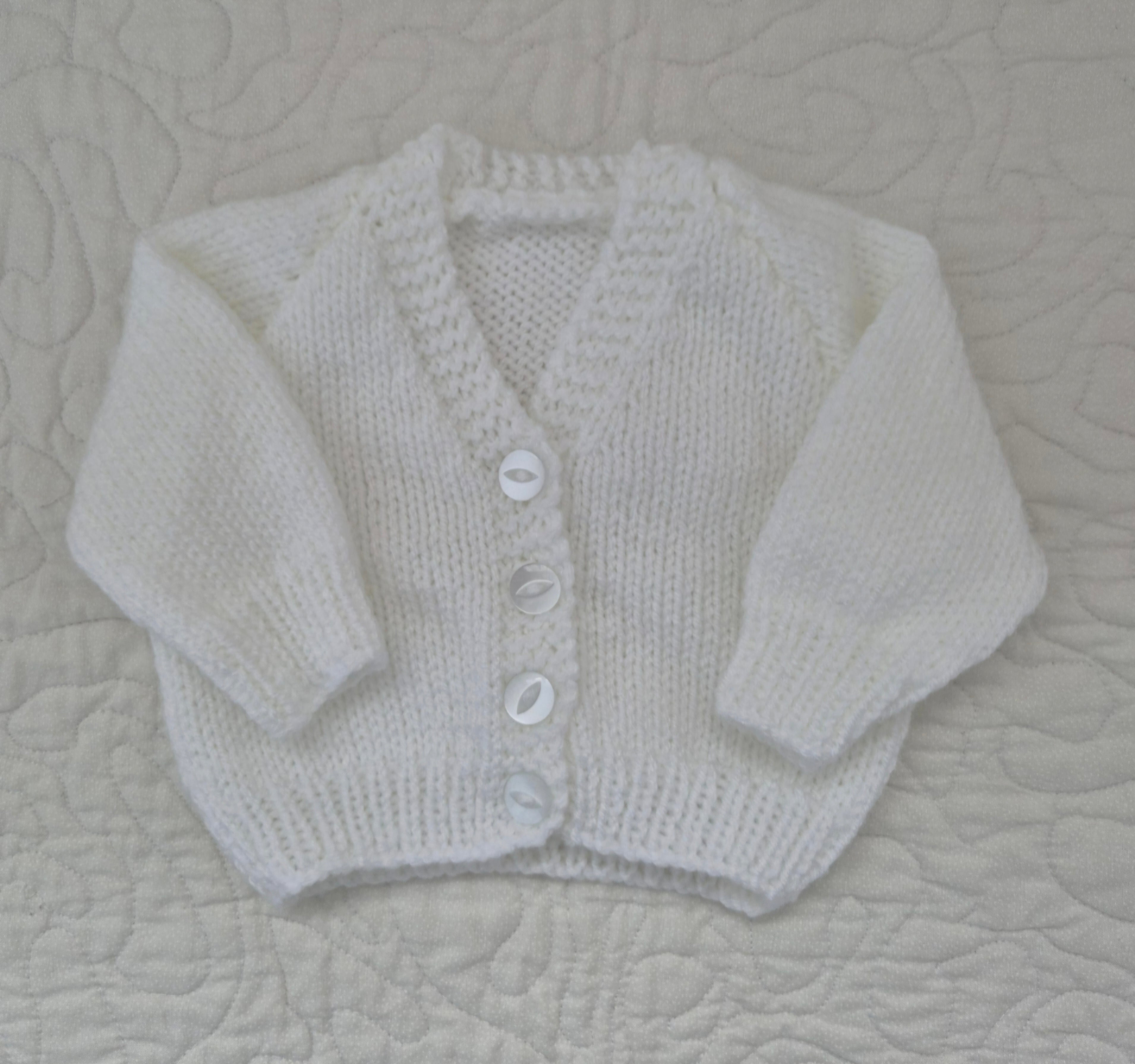Newborn (0-1 month) Personalised Cardigans