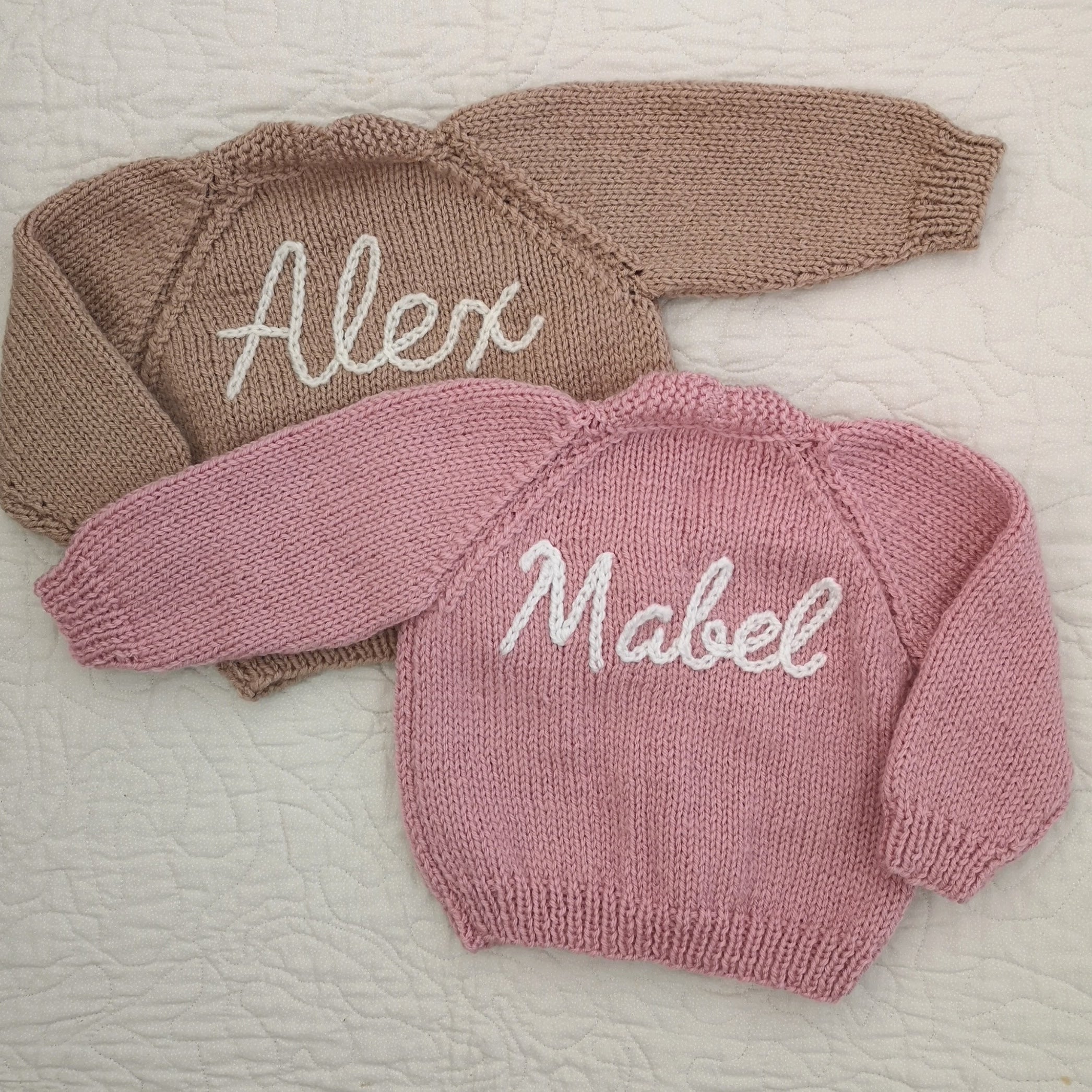 Send in Service (send me your knit to be embroidered)