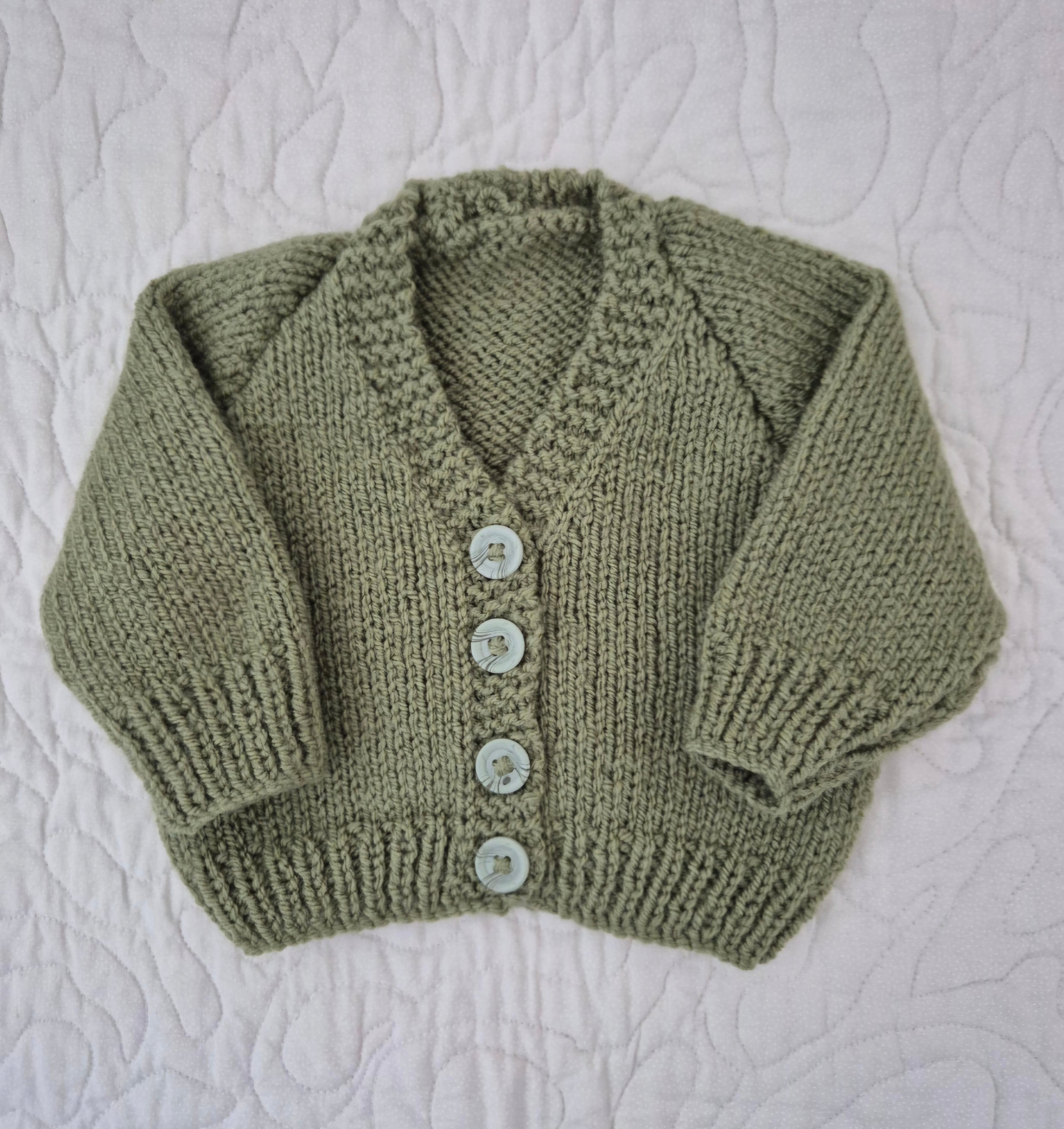 Newborn (0-1 month) Personalised Cardigans