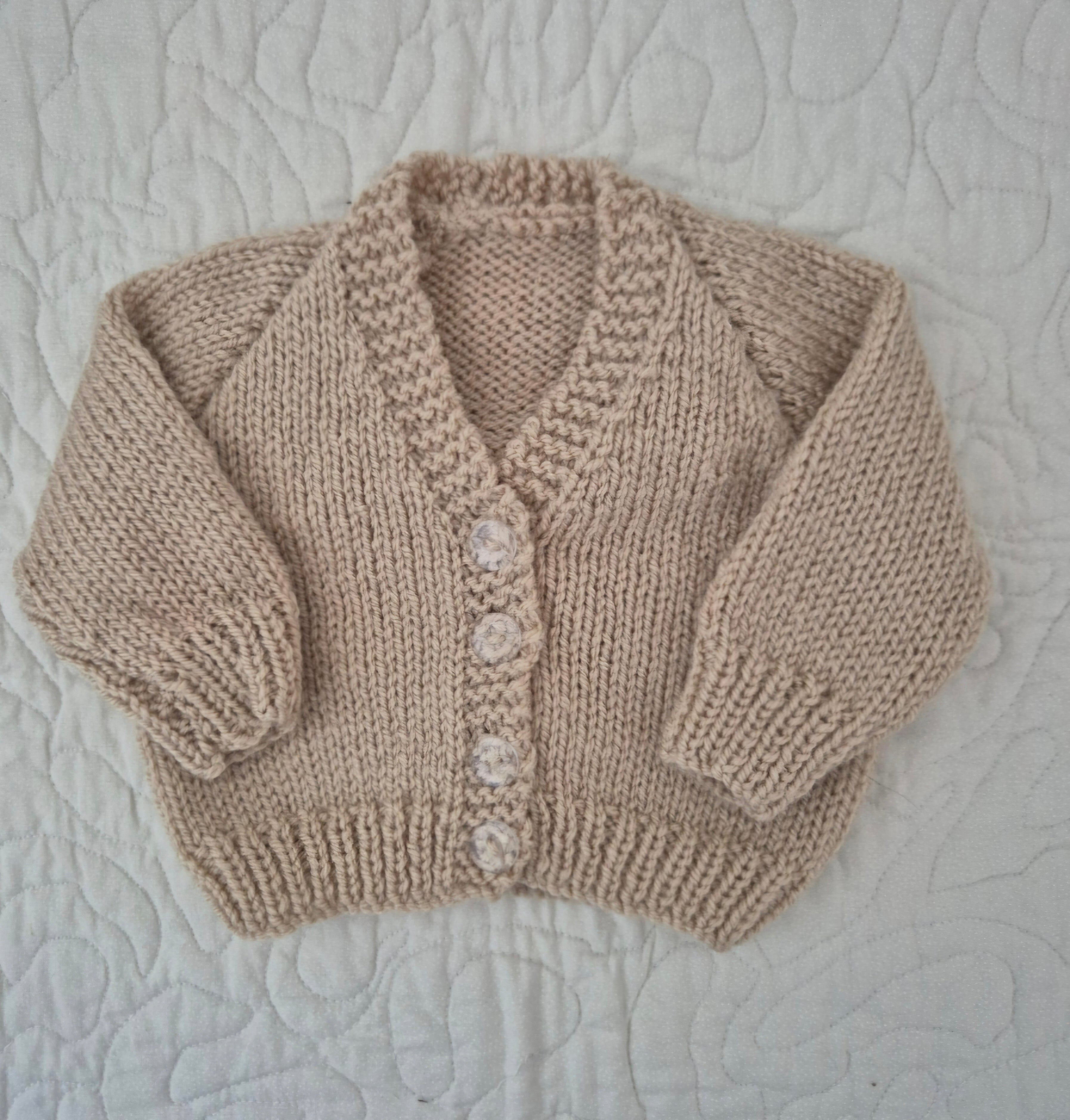 Newborn (0-1 month) Personalised Cardigans